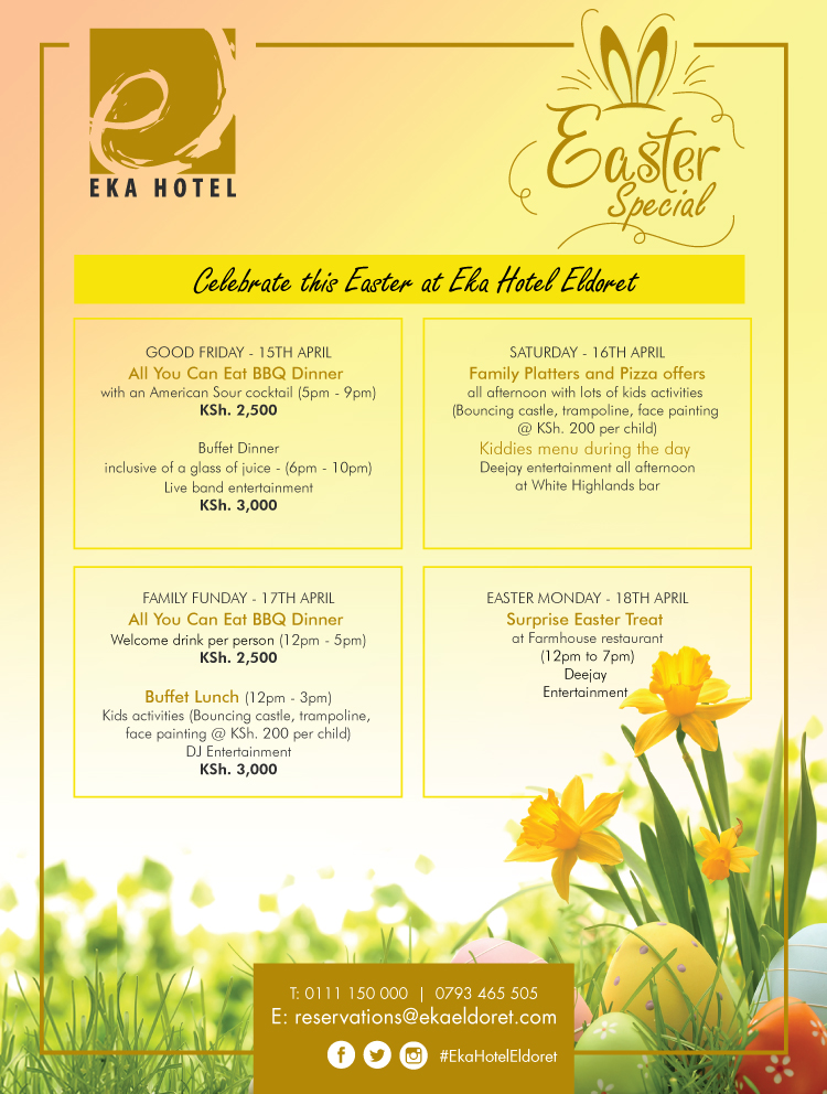 Eka Hotel Eldoret - Easter Packages