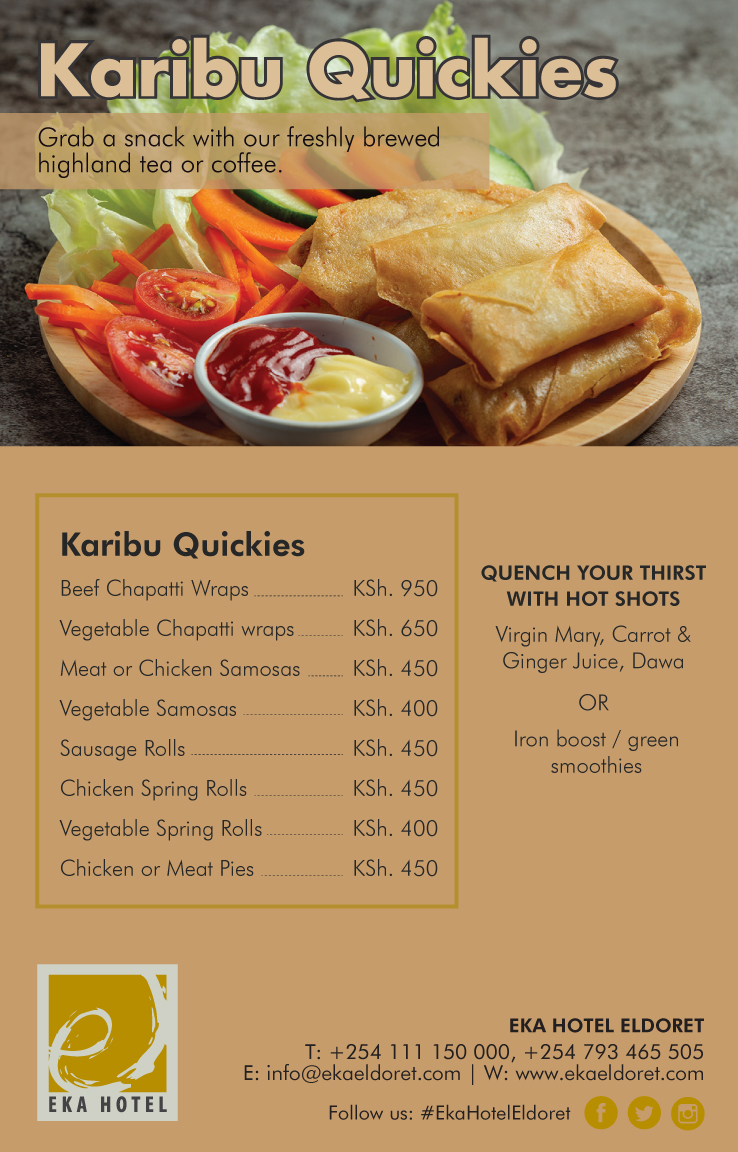 Karibu Quickies at the Karibu Coffee Lounge